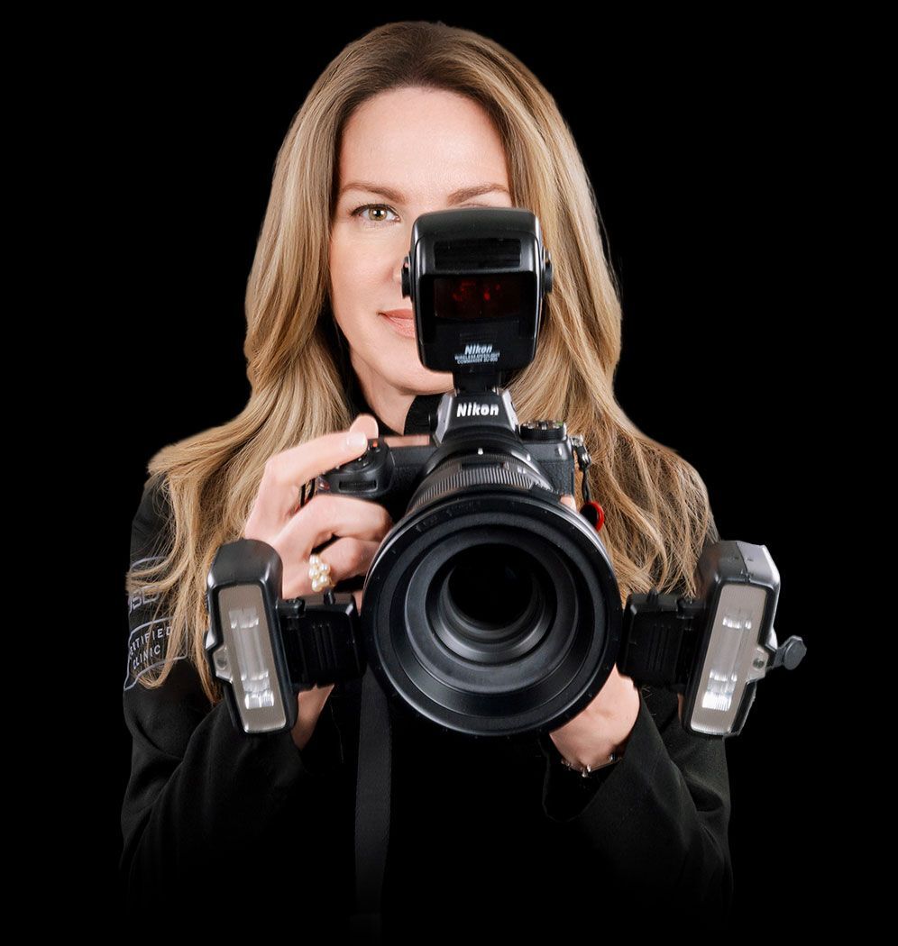 Maria Cardenas with High Tech Camera 